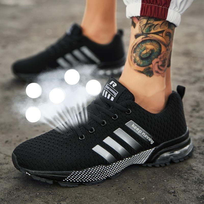 Men's Casual Sports Shoes Breathable Sneakers Air Cushion Running Shoes Air Cushion Mesh Running Shoes Women Footwear Mens Casual Sport Training Fitness Sneakers For Workout 9