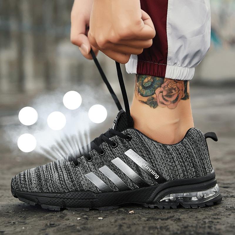 Men's Casual Sports Shoes Breathable Sneakers Air Cushion Running Shoes Air Cushion Mesh Running Shoes Women Footwear Mens Casual Sport Training Fitness Sneakers For Workout 8