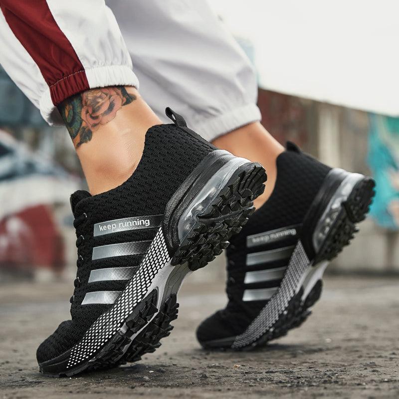 Men's Casual Sports Shoes Breathable Sneakers Air Cushion Running Shoes Air Cushion Mesh Running Shoes Women Footwear Mens Casual Sport Training Fitness Sneakers For Workout 19