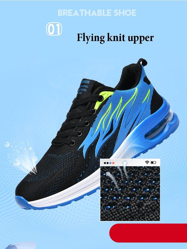 Mens Fashion Sneakers Air Cushion Mesh Running Shoes Women Footwear Mens Casual Sport Shoes Casual Sports Tennis Road Sneakers For Walking Gym Jogging Training Fitness 18