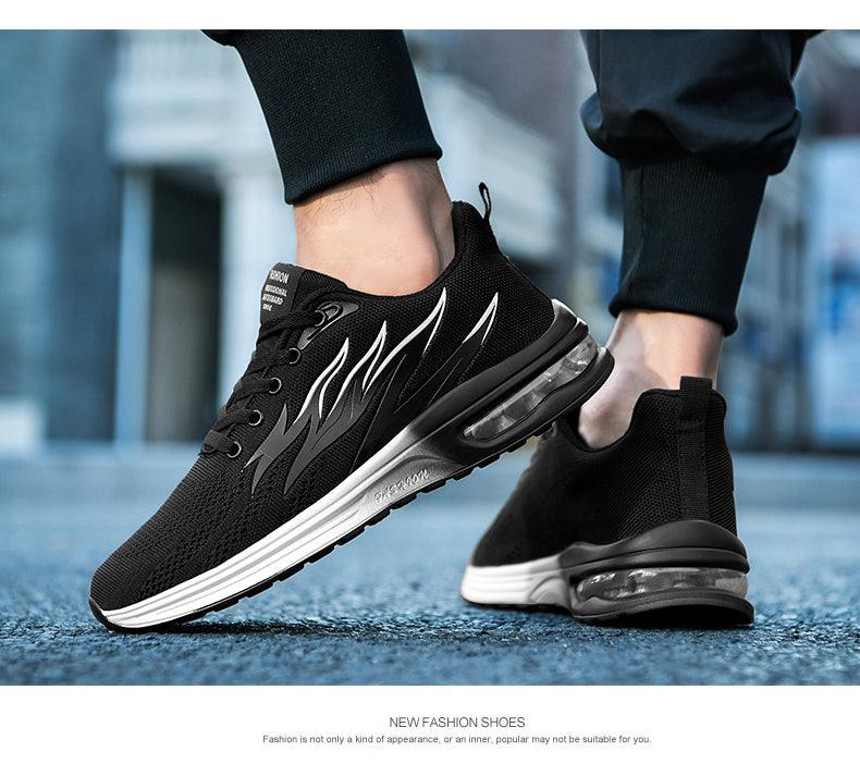 Mens Fashion Sneakers Air Cushion Mesh Running Shoes Women Footwear Mens Casual Sport Shoes Casual Sports Tennis Road Sneakers For Walking Gym Jogging Training Fitness 4