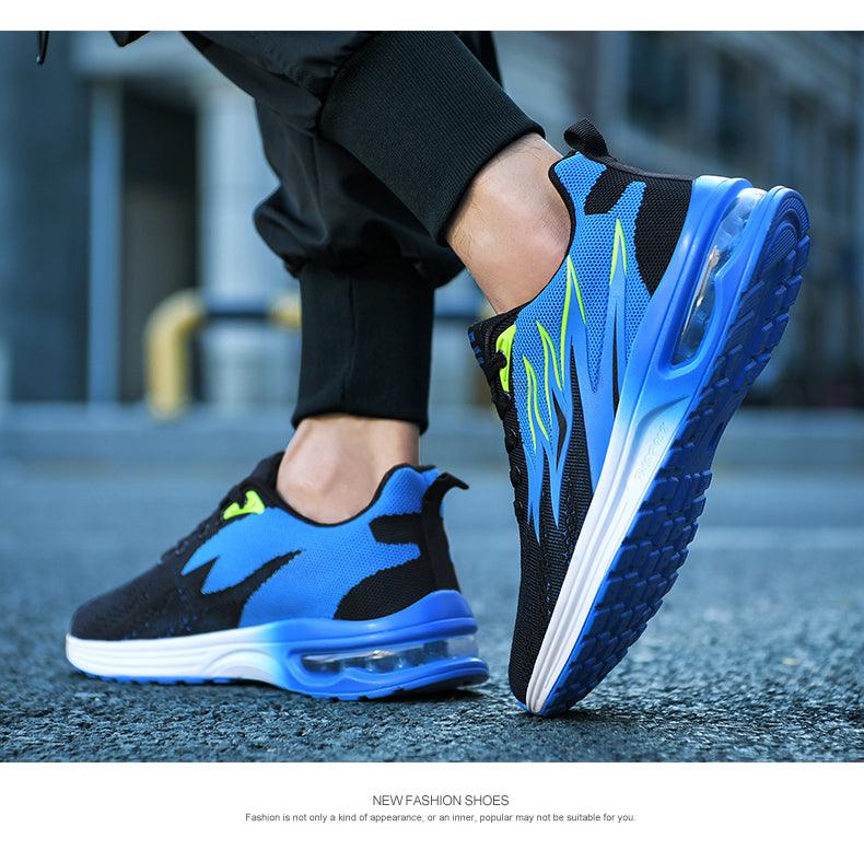 Mens Fashion Sneakers Air Cushion Mesh Running Shoes Women Footwear Mens Casual Sport Shoes Casual Sports Tennis Road Sneakers For Walking Gym Jogging Training Fitness 25