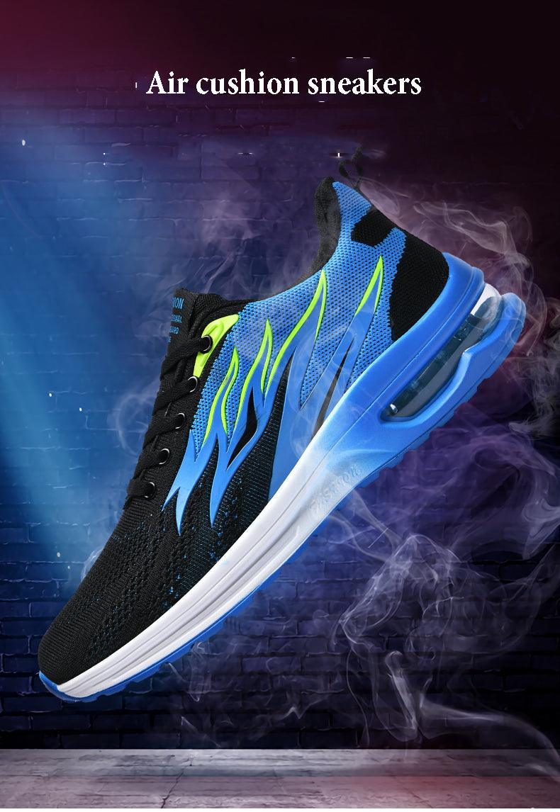 Mens Fashion Sneakers Air Cushion Mesh Running Shoes Women Footwear Mens Casual Sport Shoes Casual Sports Tennis Road Sneakers For Walking Gym Jogging Training Fitness 24
