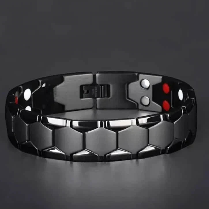 Men's Titanium Magnetic Bracelet 4-in-1 Energy 4