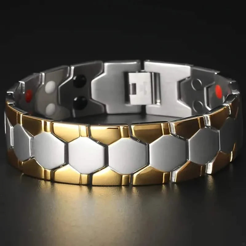 Men's Titanium Magnetic Bracelet 4-in-1 Energy 2