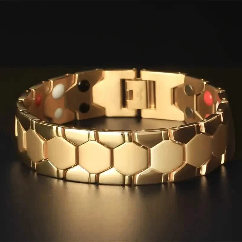 Men's Titanium Magnetic Bracelet 4-in-1 Energy 3