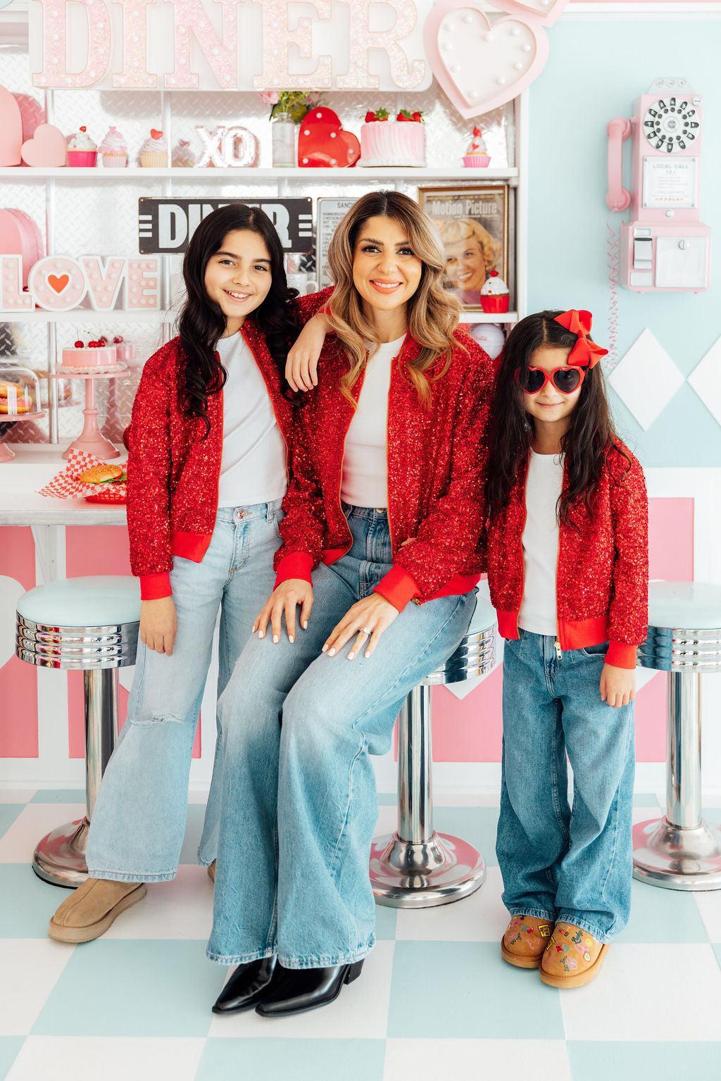 Grown Up Red Sequin Jacket 2