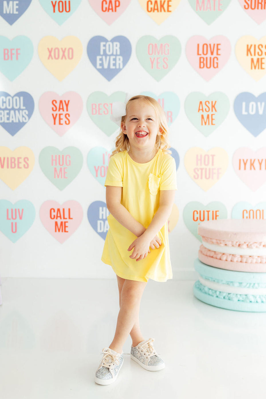 Yellow T-Shirt Dress 1