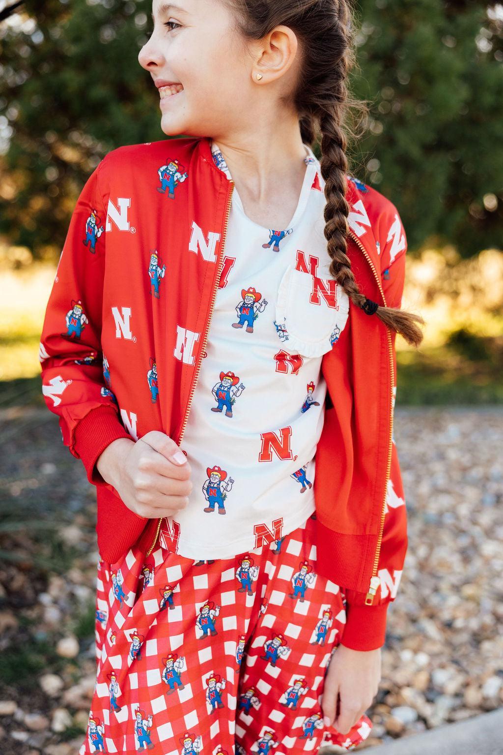Nebraska Red Herbie Husker Satin Jacket 1