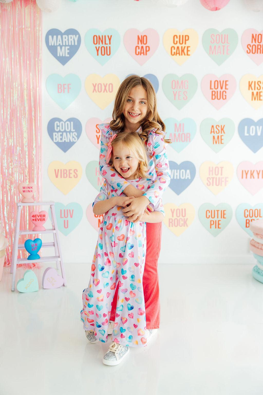 Watercolor Kisses Wide Leg Jumpsuit 2