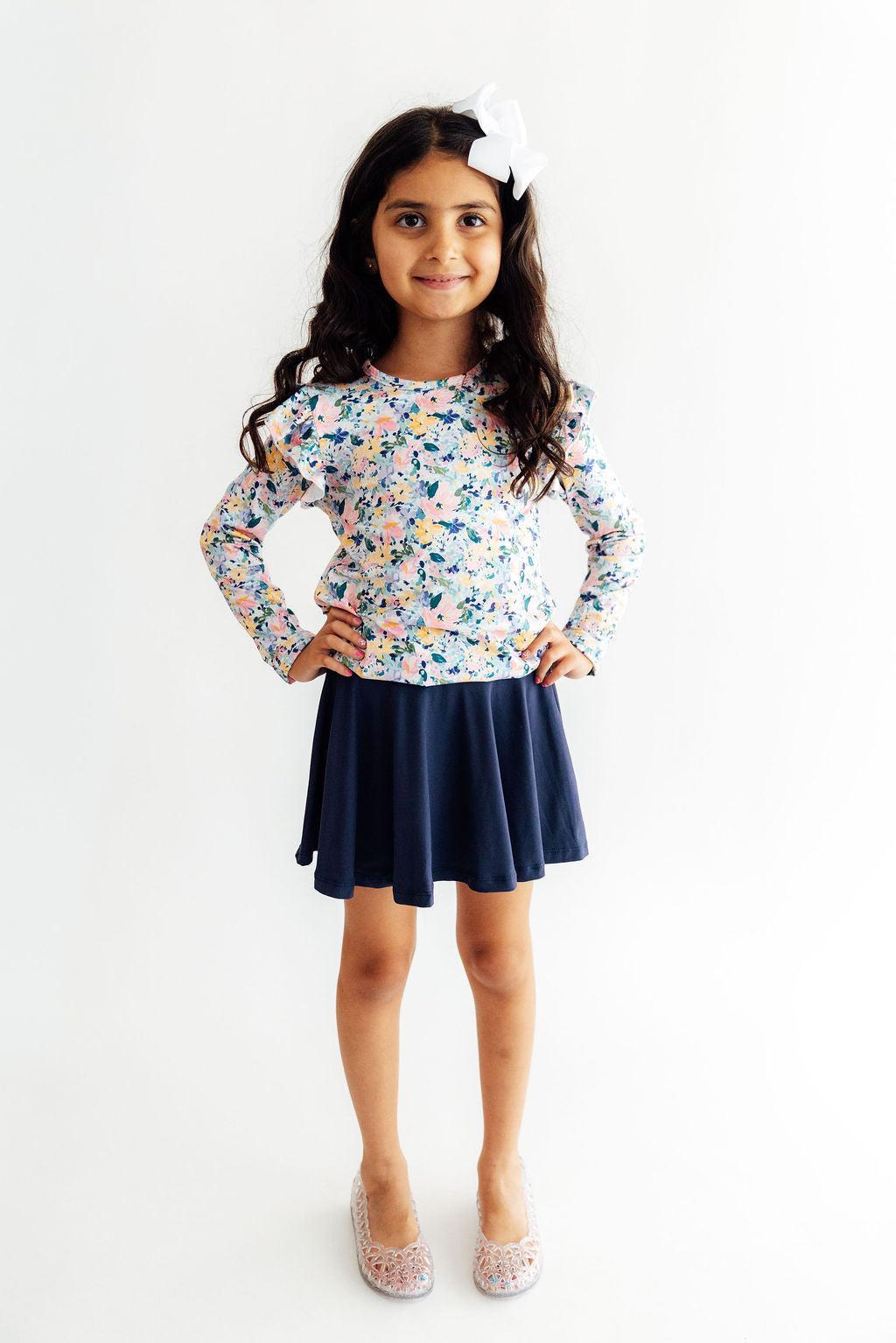 Navy Twirl Skort 3