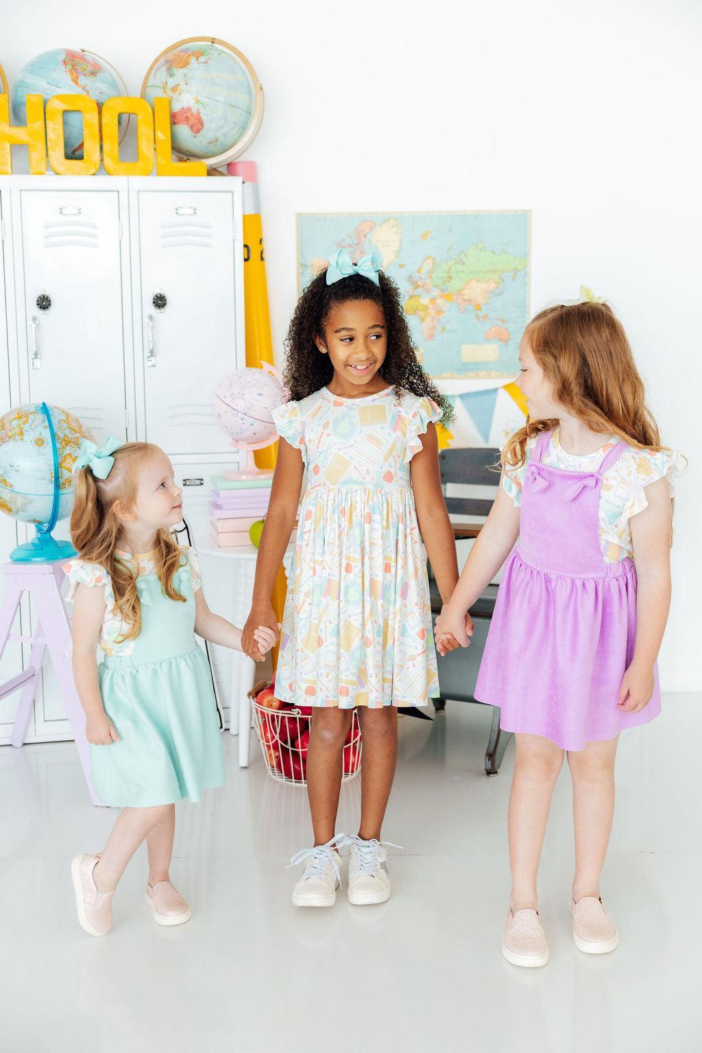 Campus Cutie Flutter Sleeve Twirl Dress 4
