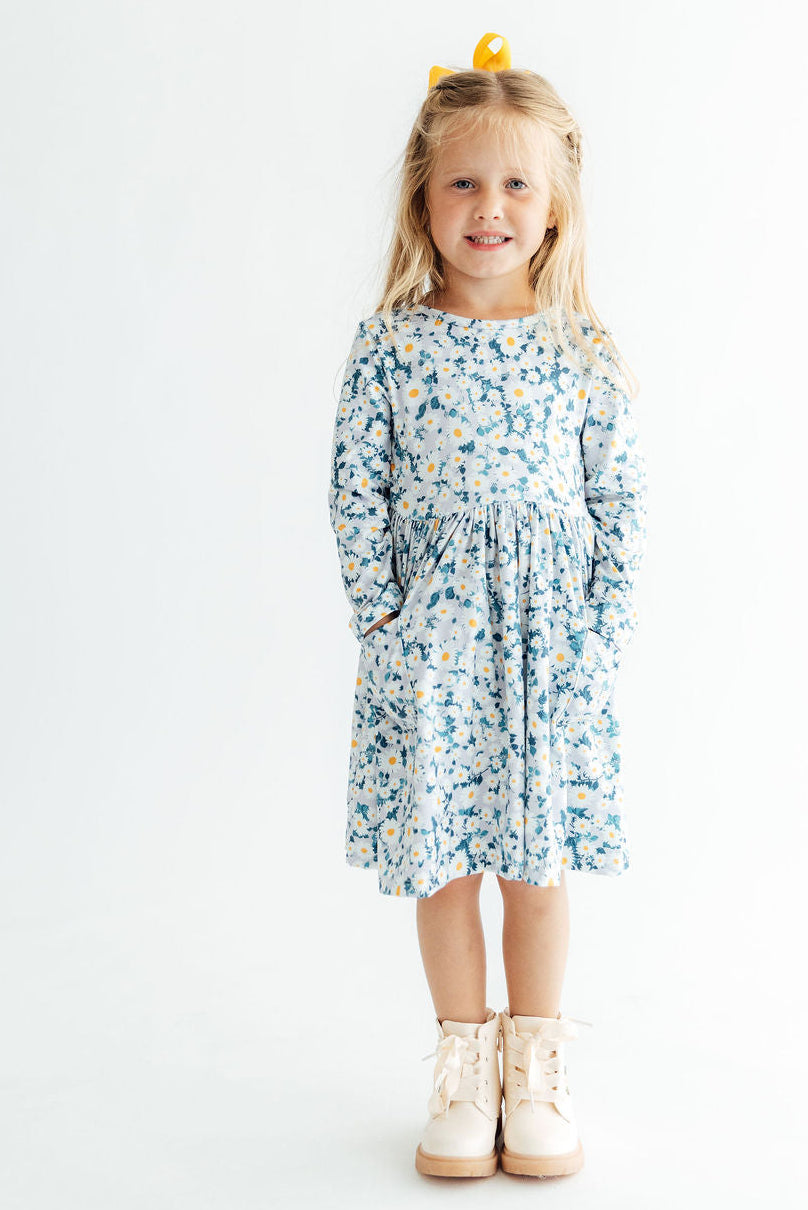 Oopsie Daisy L/S Pocket Twirl Dress 2