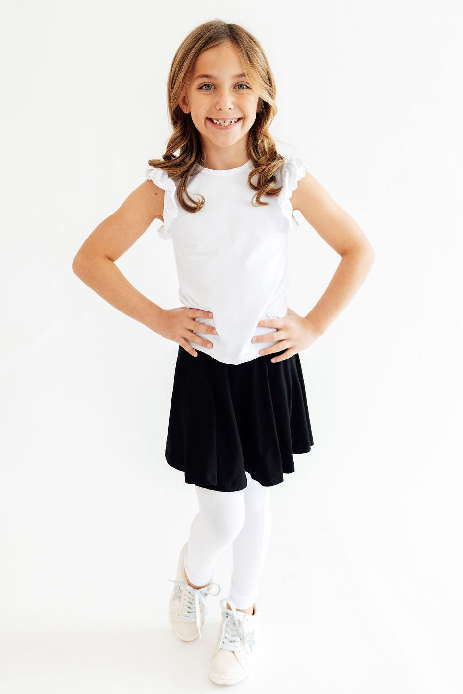 Black & White Twirl Skegging 2