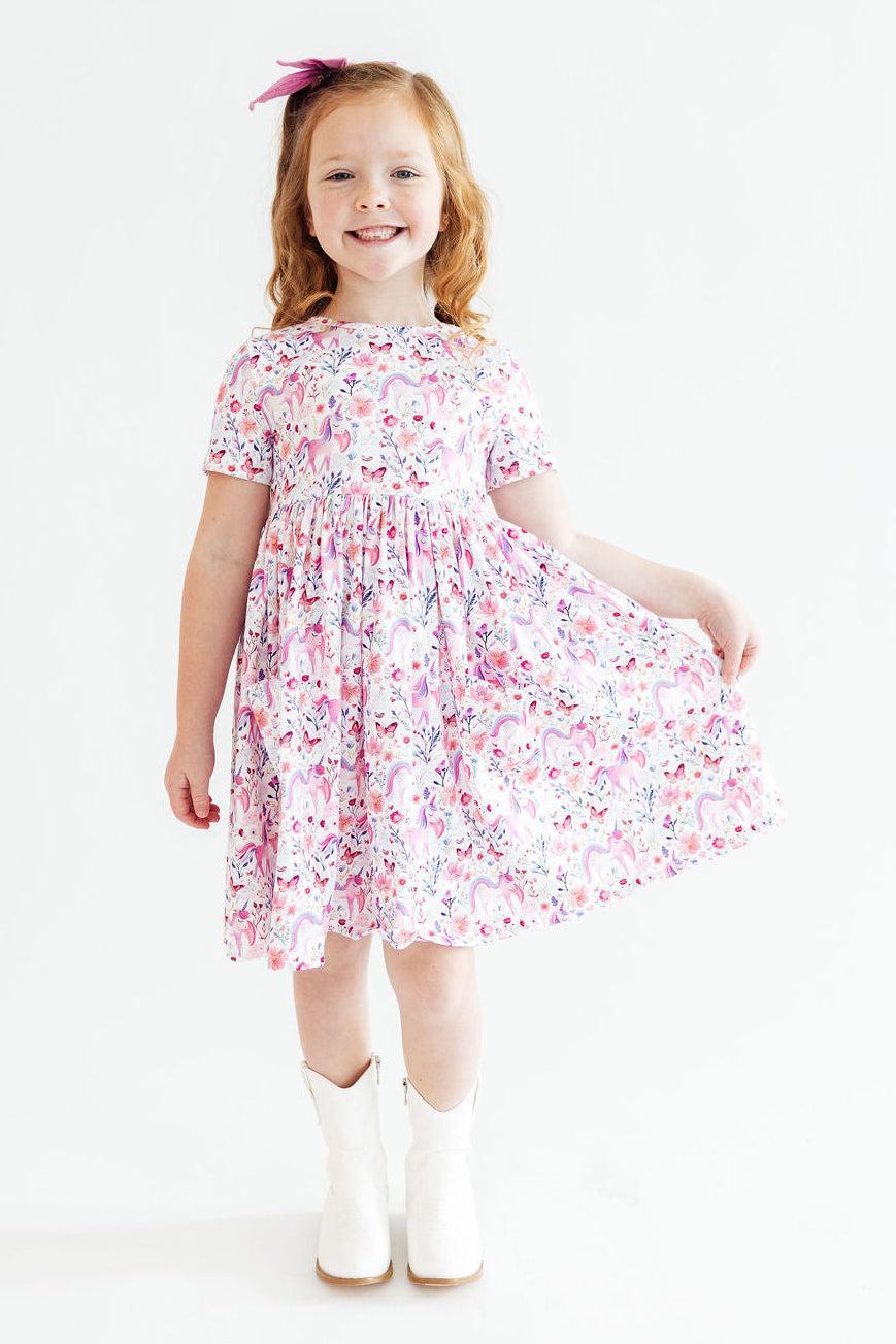 Whimsical Woods S/S Pocket Twirl Dress 5