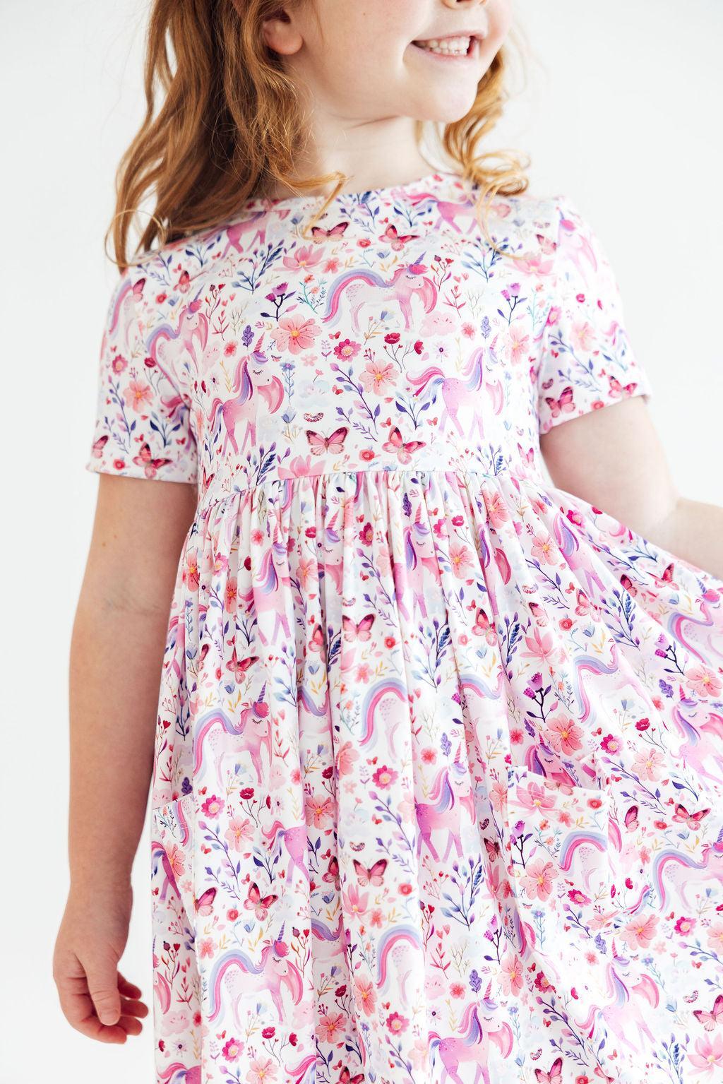 Whimsical Woods S/S Pocket Twirl Dress 1