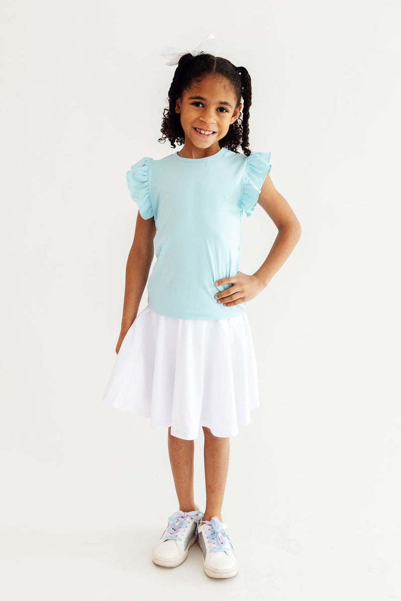 Bluebird S/S Ruffle Tee 3