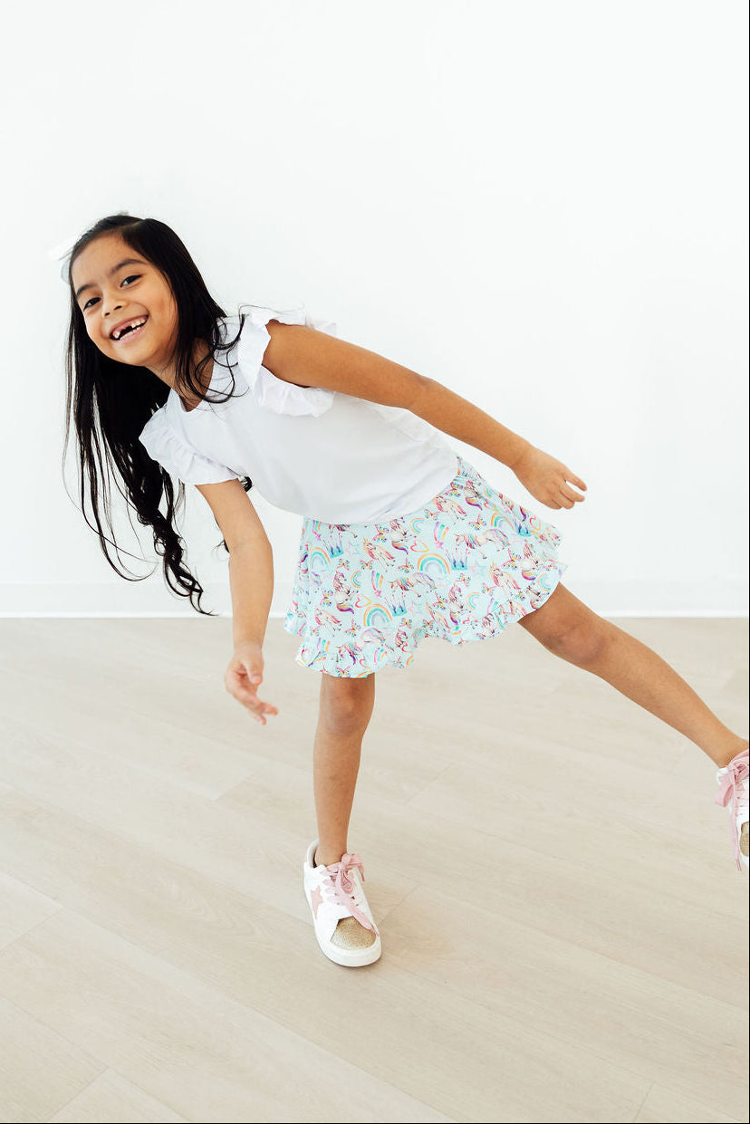 Unicorn Queen Ruffle Twirl Skort 4