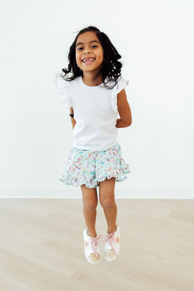 Unicorn Queen Ruffle Twirl Skort 5