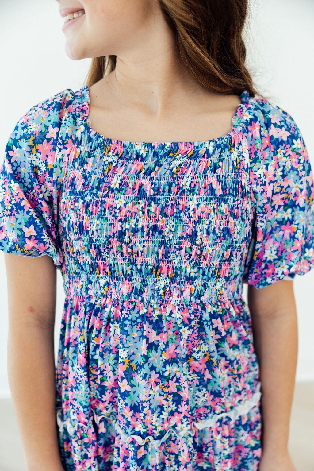 Darling Daisies Smocked Ruffle Dress 11