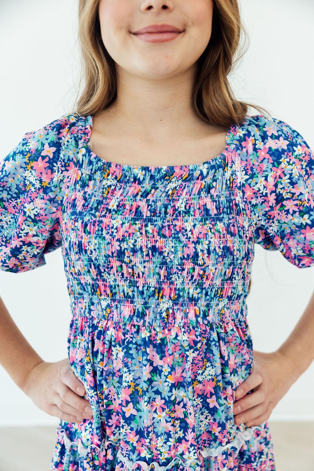 Darling Daisies Smocked Ruffle Dress 9