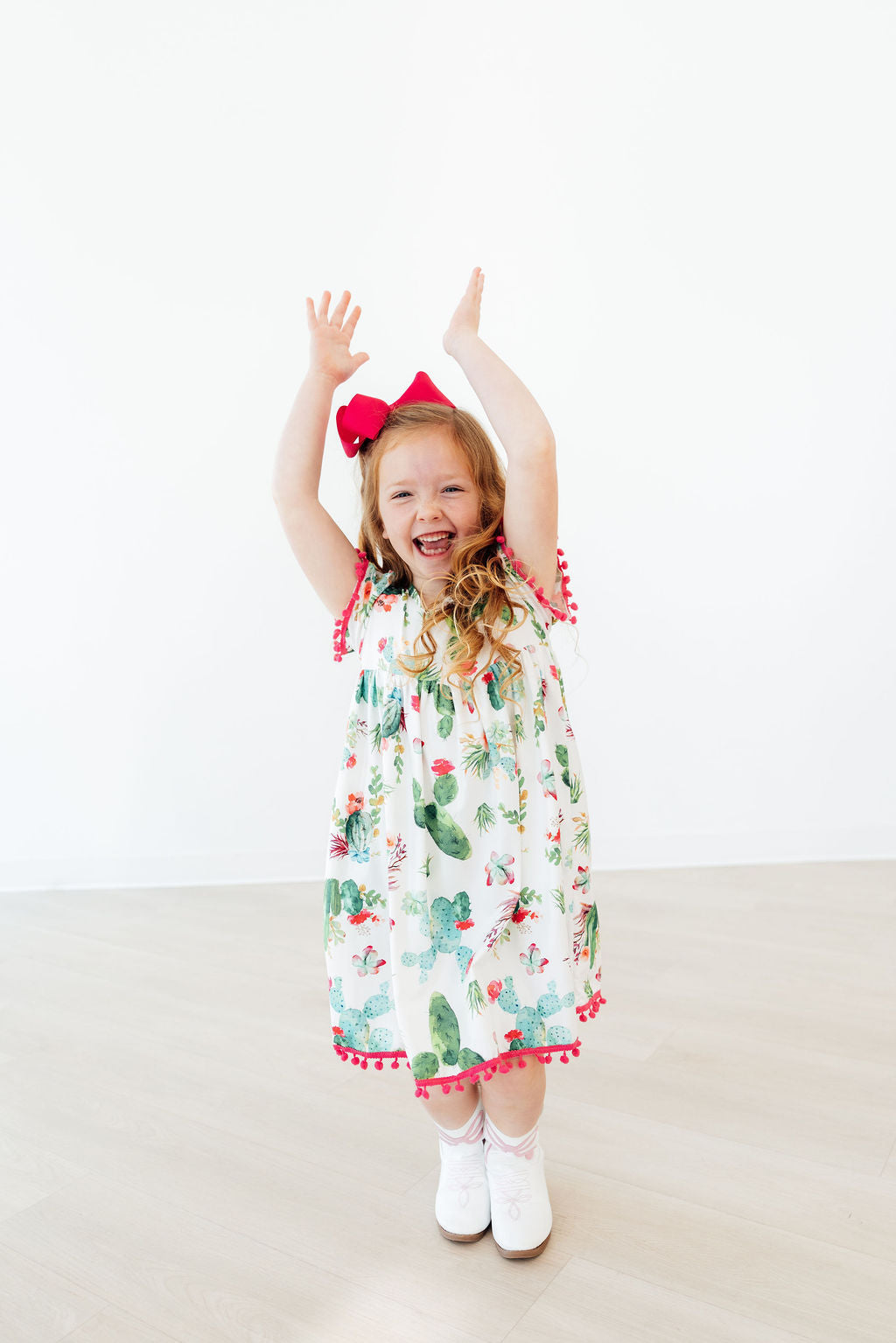 Cute Cactus Pom Pom Dress 10