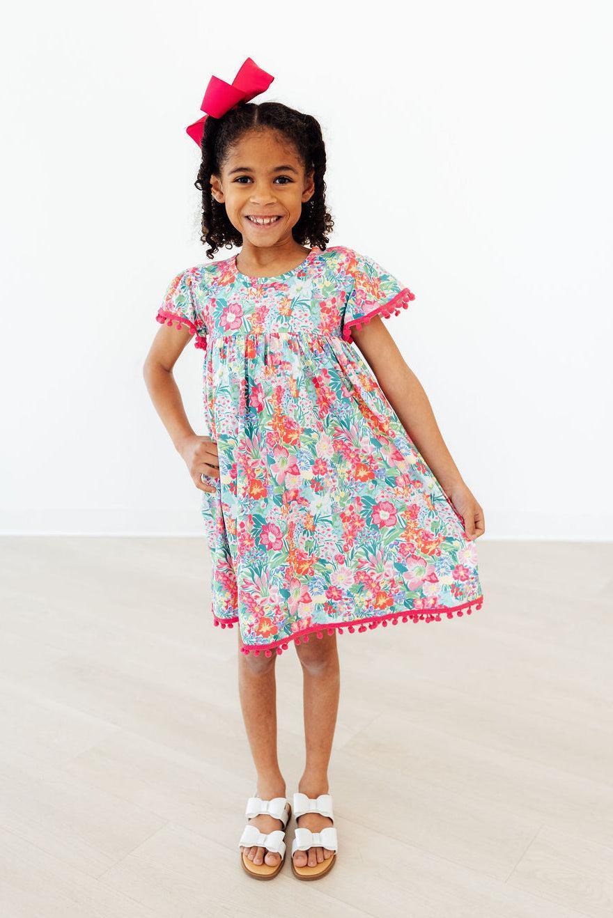 Preppy Petals Pom Pom Dress 3