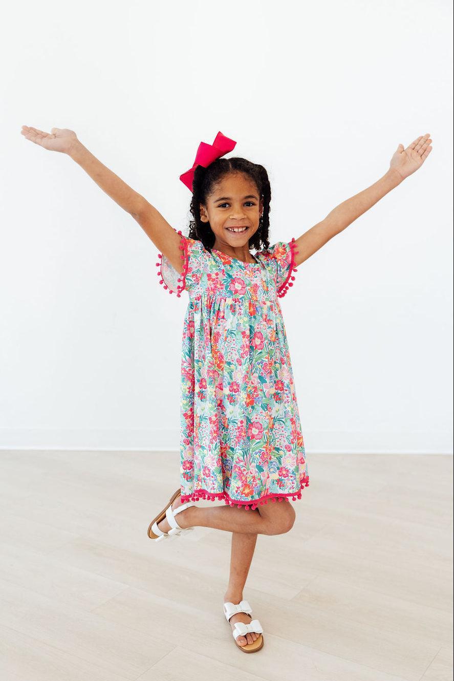 Preppy Petals Pom Pom Dress 2