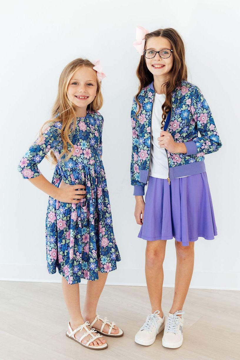 Whimsy 3/4 Sleeve Pocket Twirl Dress 2