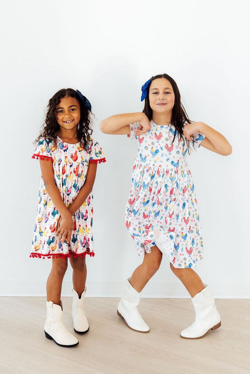 Rooster Pom Pom Dress 6