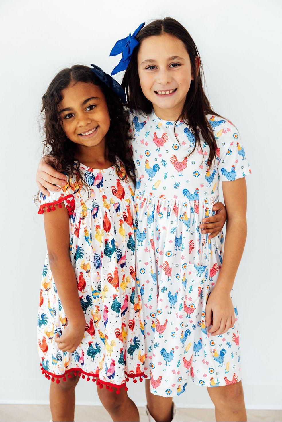 Rooster Pom Pom Dress 3