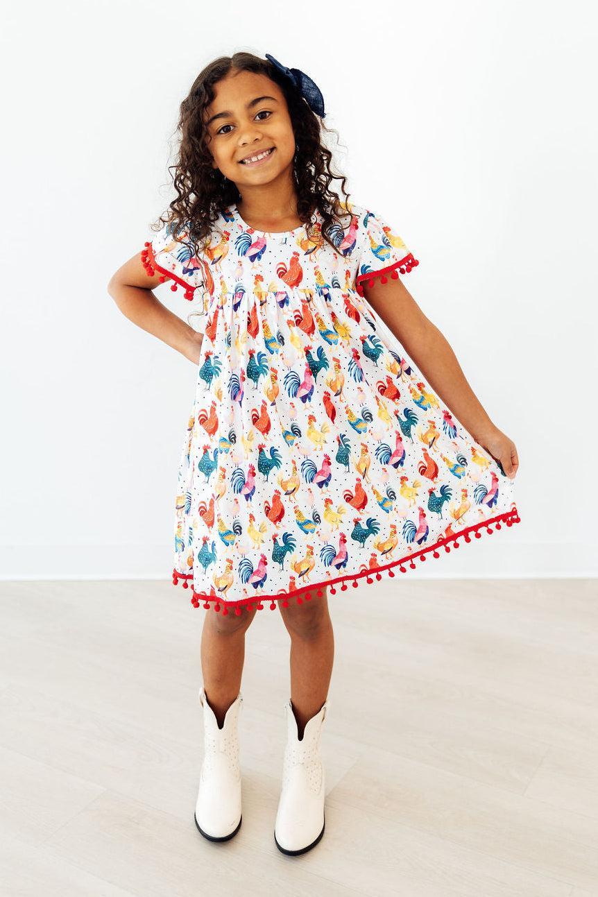 Rooster Pom Pom Dress 2