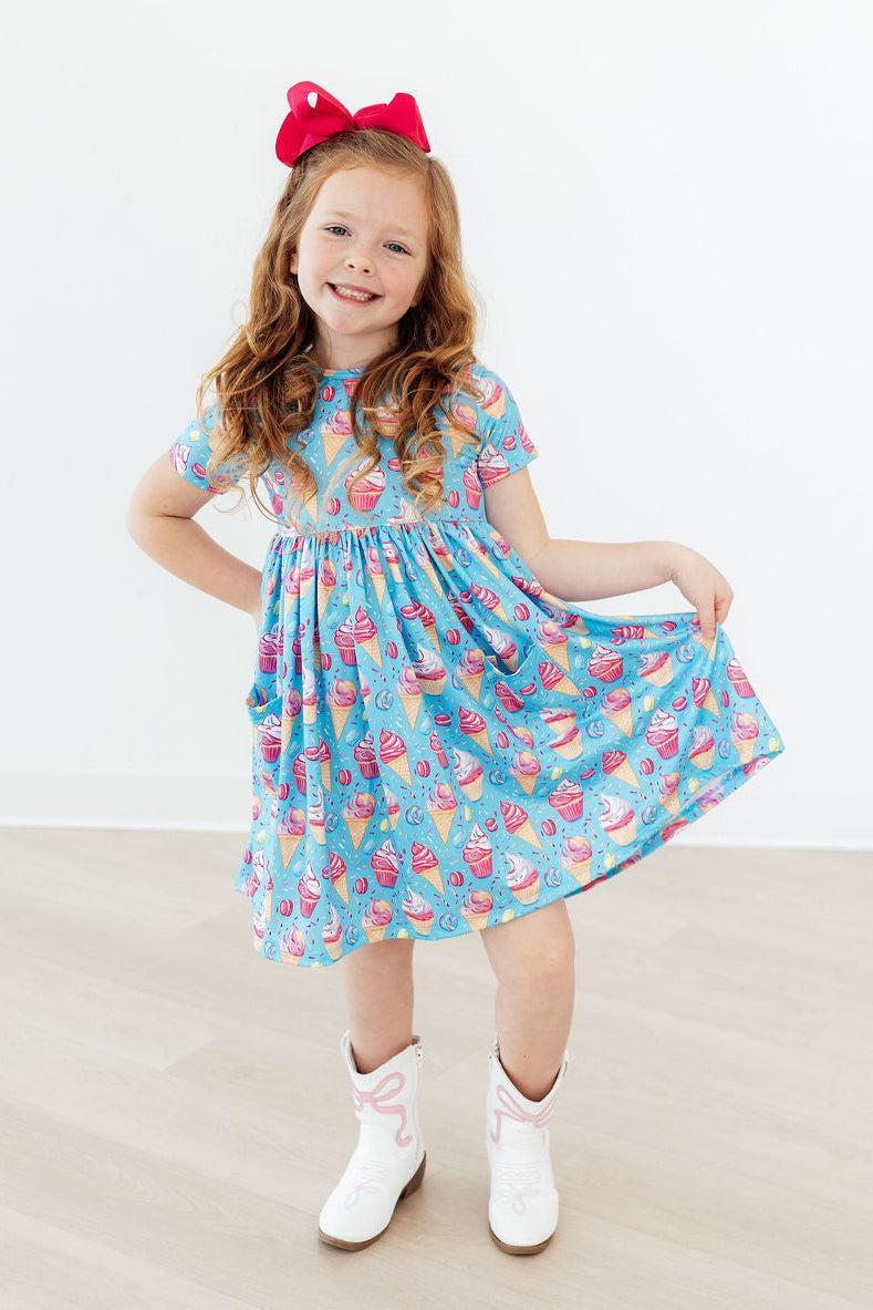 Delightful Desserts S/S Pocket Twirl Dress 3