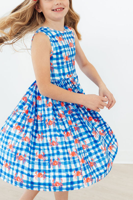 Crabby Cutie Tank Twirl Dress 1