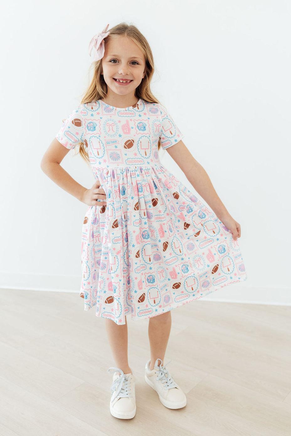 Game Day Girlie S/S Pocket Twirl Dress 3