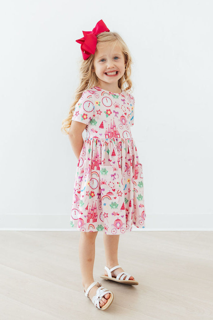 Princess & the Froggie S/S Pocket Twirl Dress 4