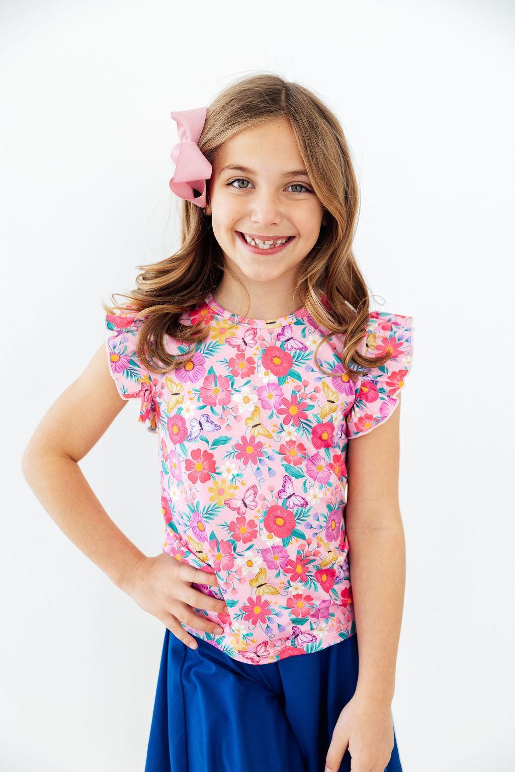 Fluttering Garden S/S Ruffle Tee 4