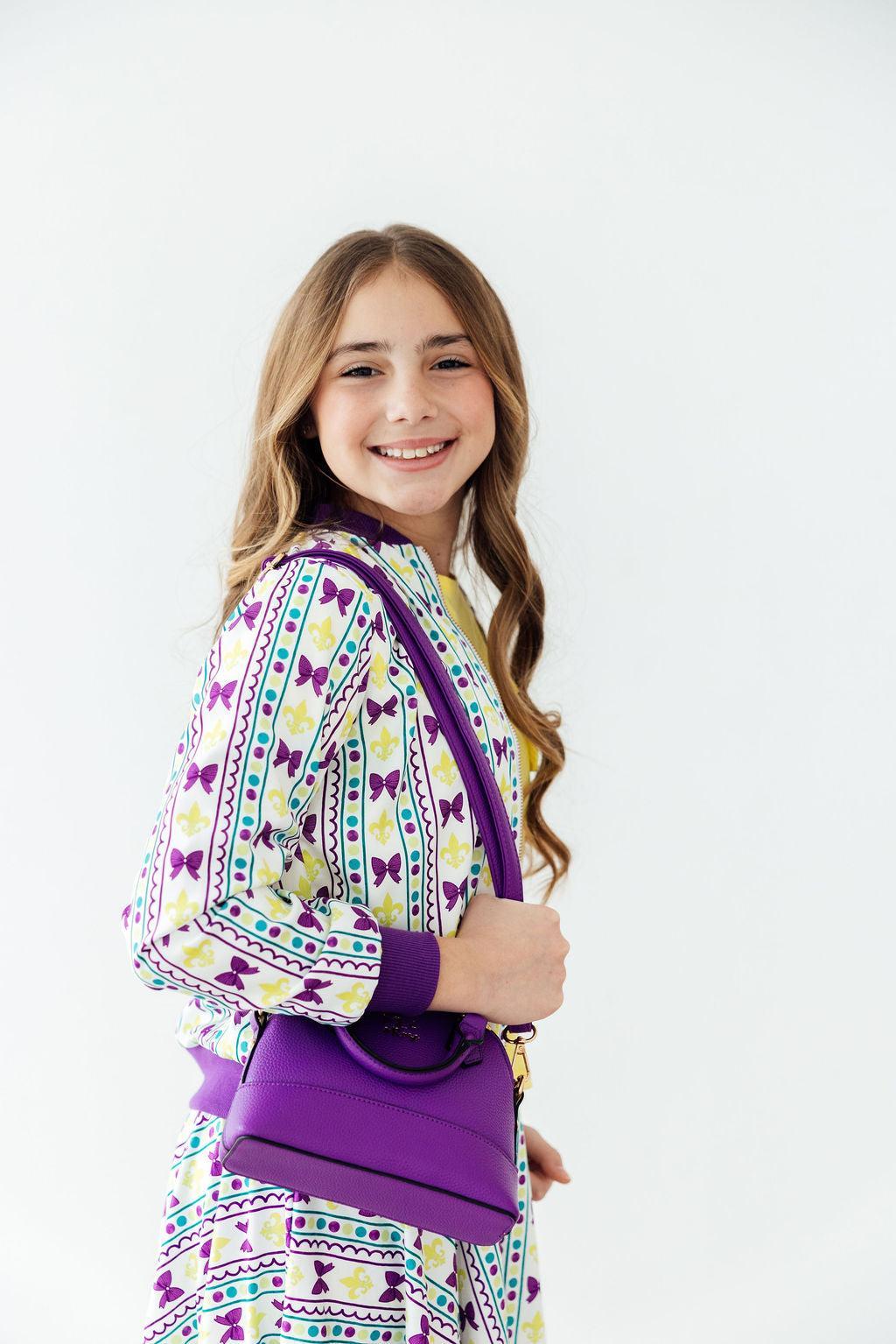 Mardi Gras Satin Jacket 2