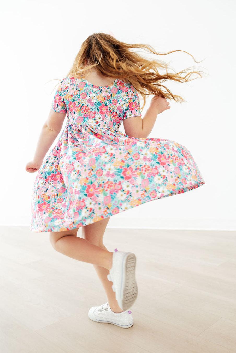Petal Promises S/S Pocket Twirl Dress 4