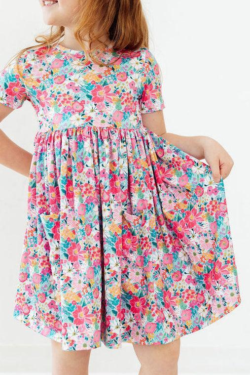 Petal Promises S/S Pocket Twirl Dress 1