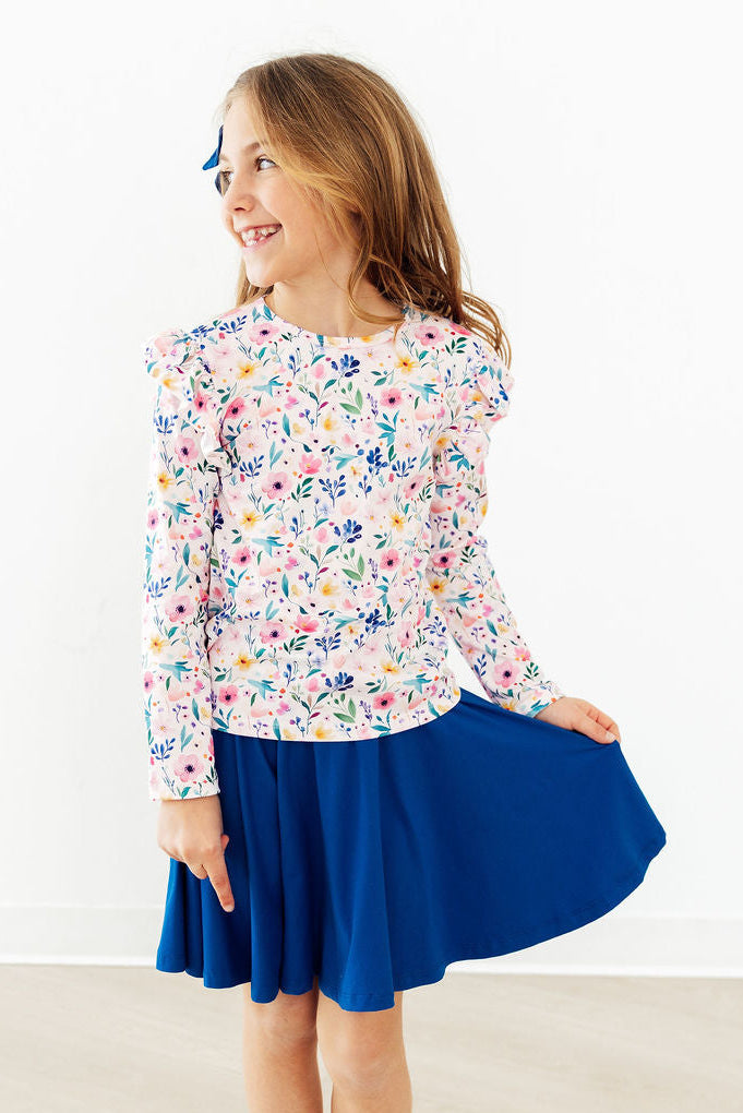Morning Meadows L/S Ruffle Tee 4