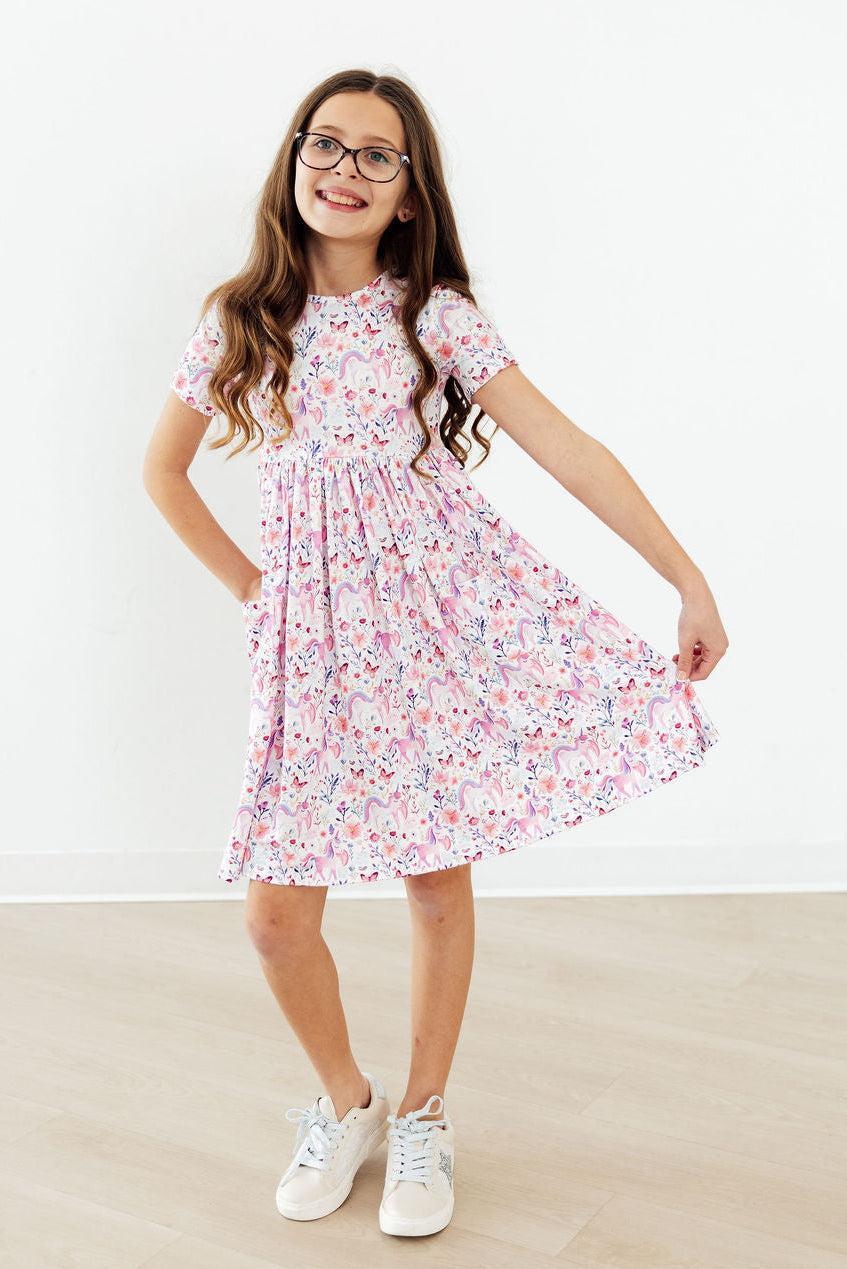 Whimsical Woods S/S Pocket Twirl Dress 4
