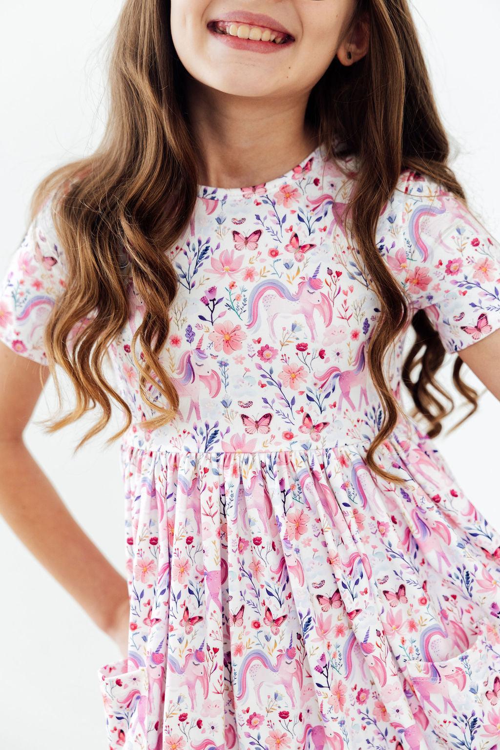 Whimsical Woods S/S Pocket Twirl Dress 3