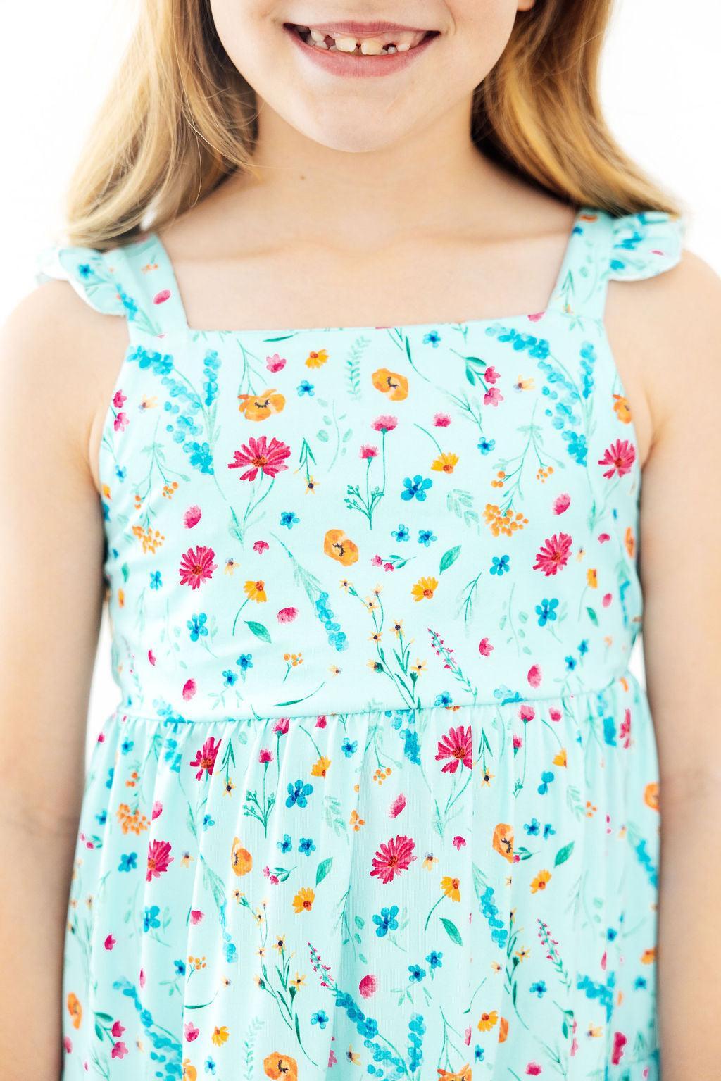 Bluebell Breeze Ruffle Maxi Dress 6