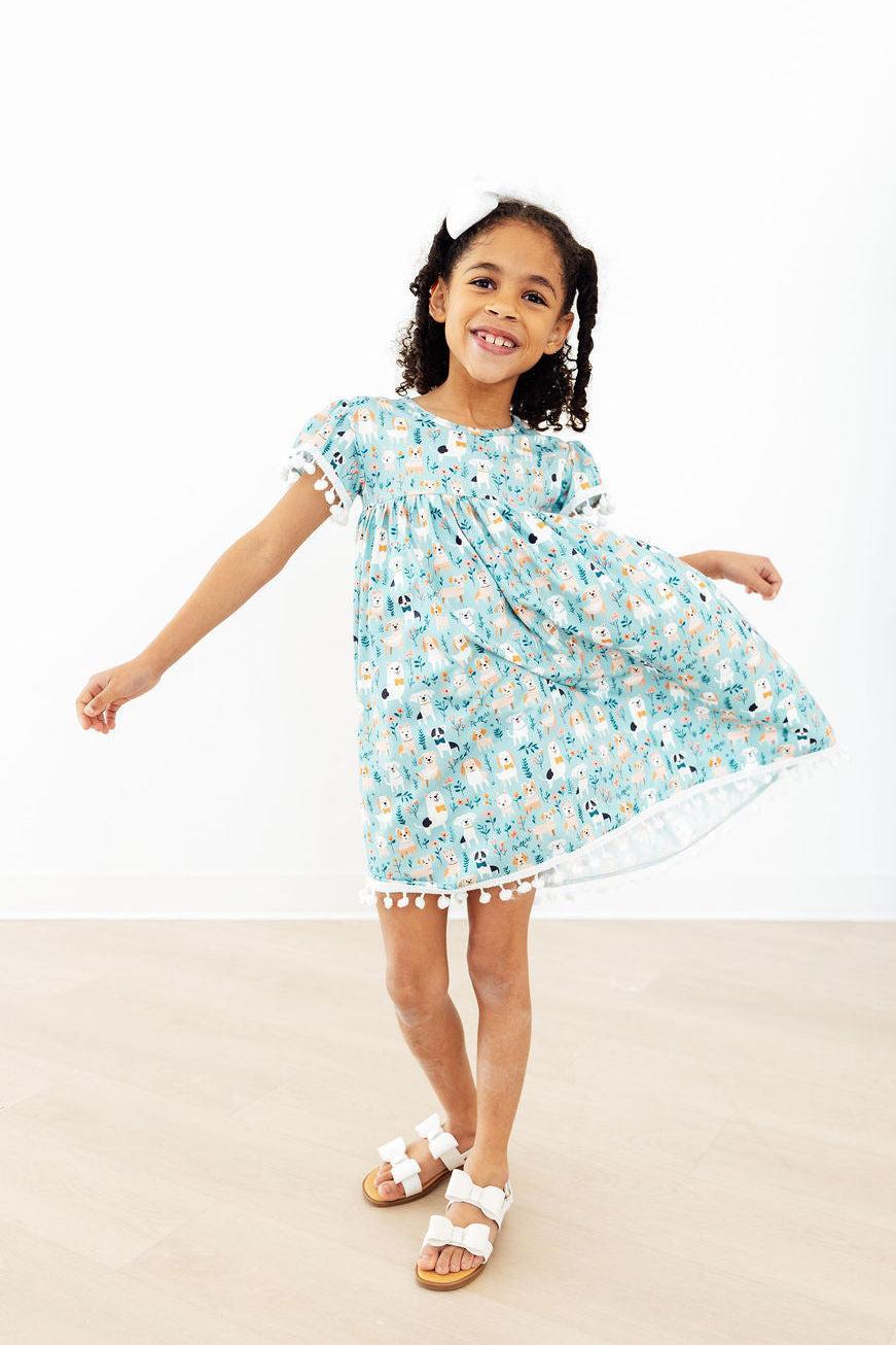Furry Friends Pom Pom Dress 3