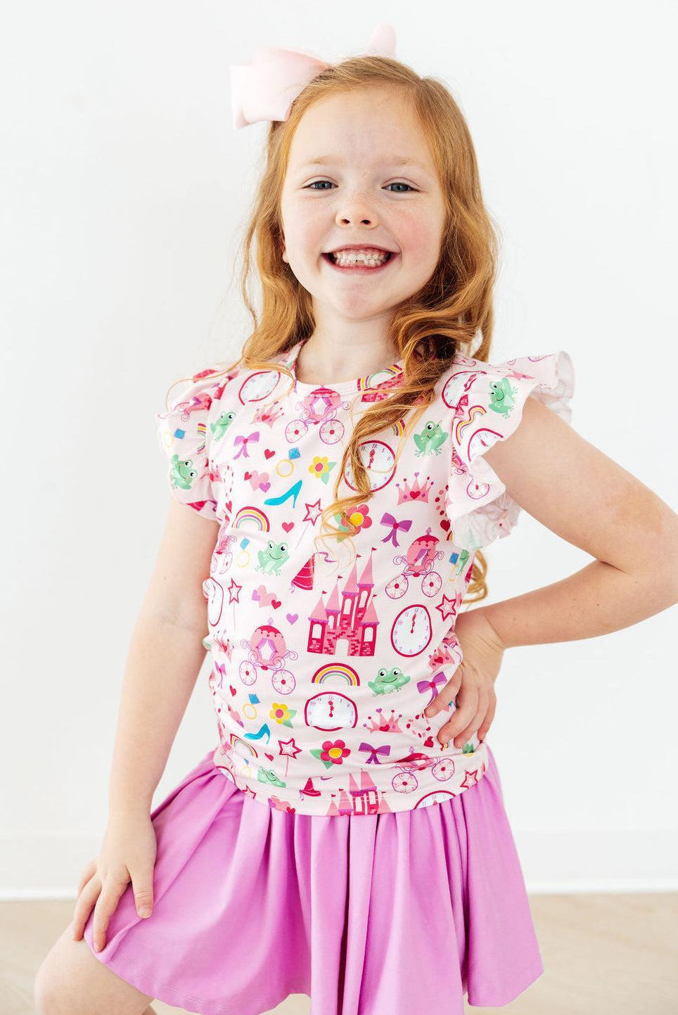 Princess & the Froggie S/S Ruffle Tee 3
