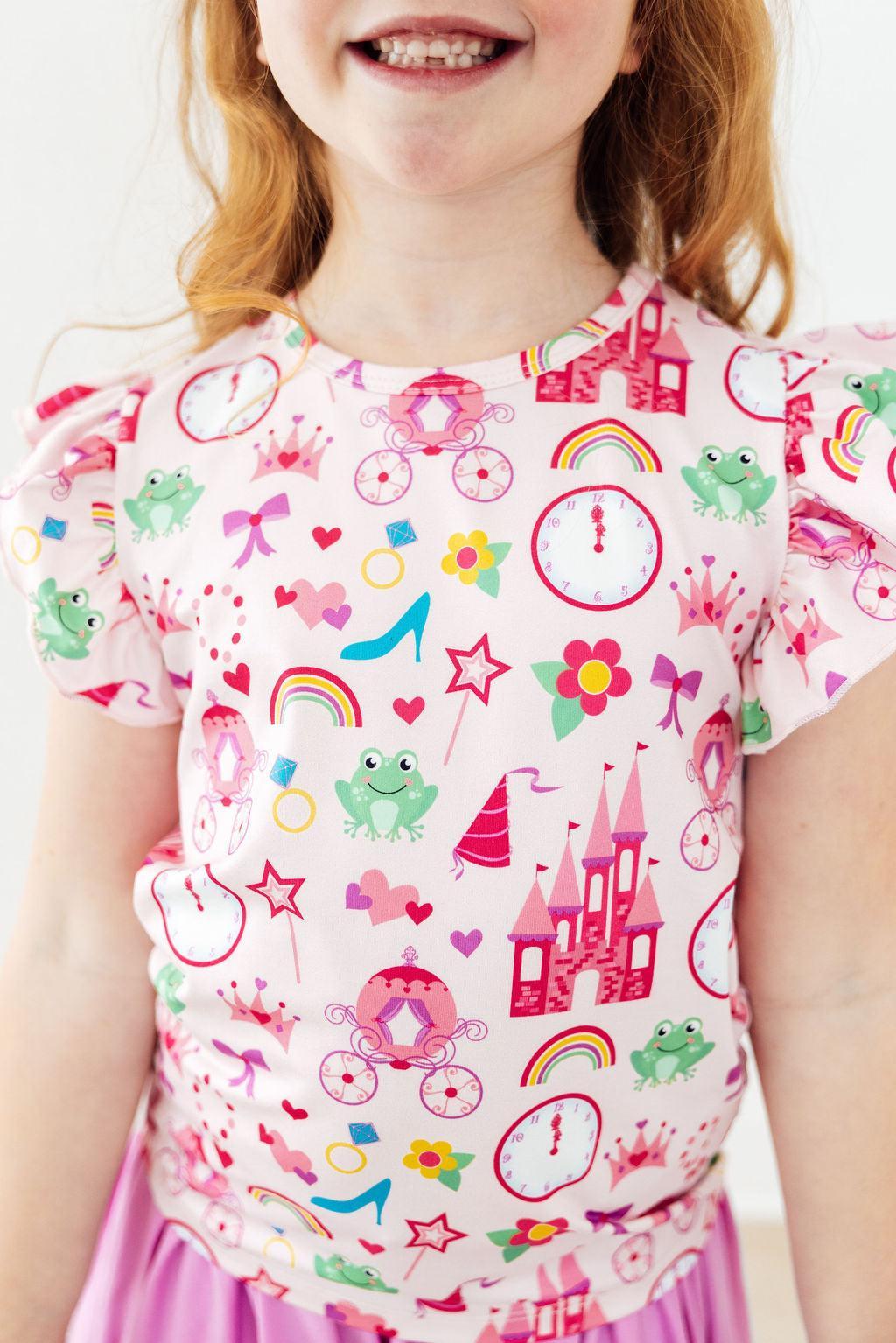 Princess & the Froggie S/S Ruffle Tee 2