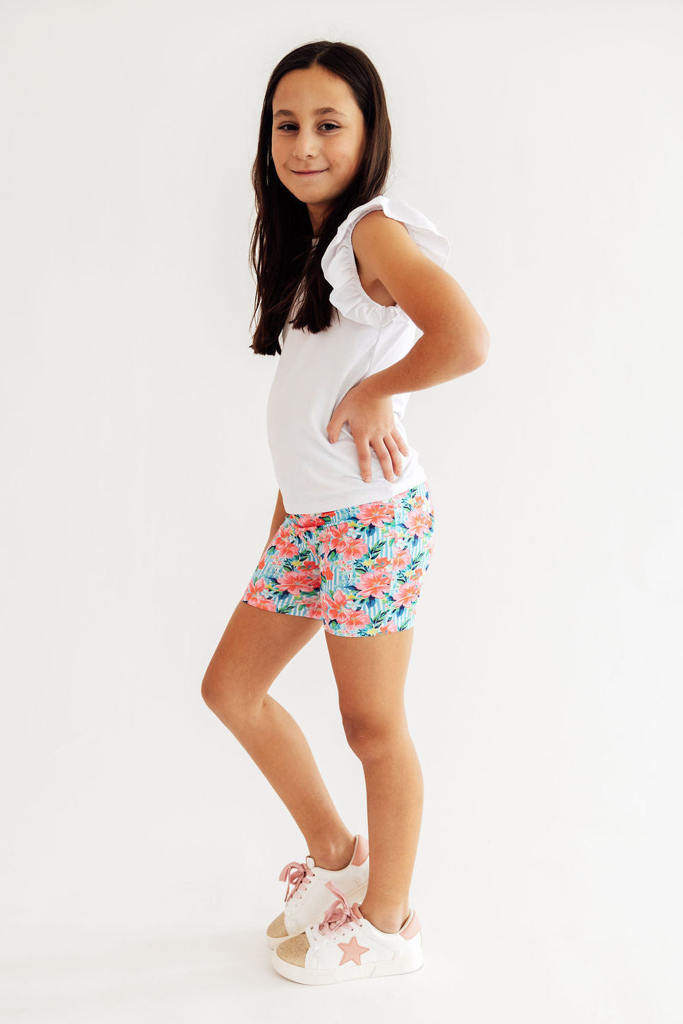 Petals in Paradise Twirl Shorts 3