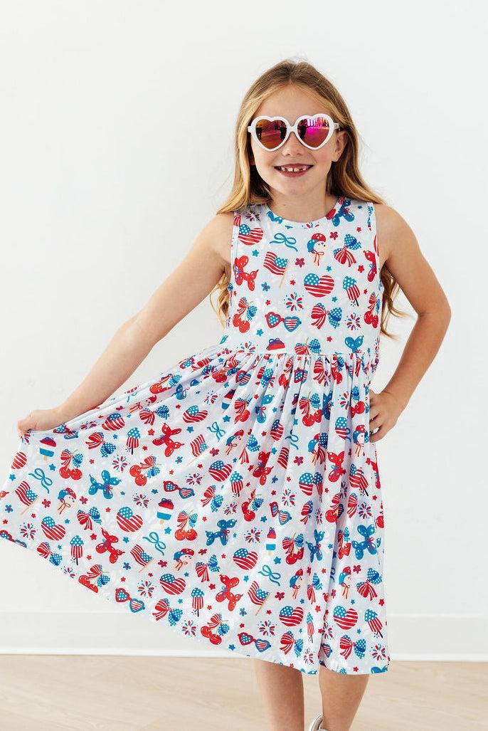 Little Miss Liberty Tank Twirl Dress 2