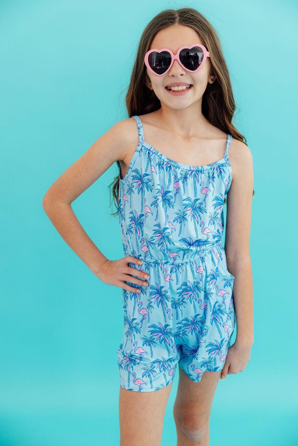 Island Time Strappy Play Romper 1